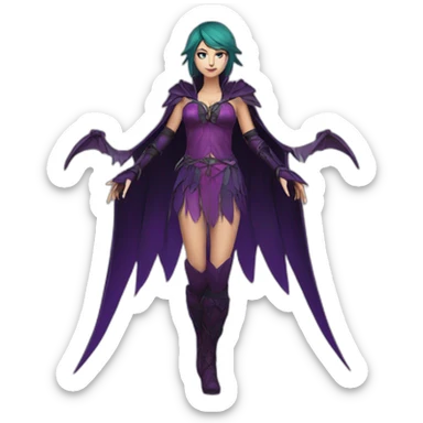 morrigan fullbody sticker