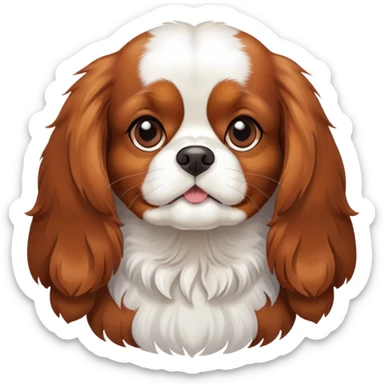 cavalier king charles spaniel dog sticker