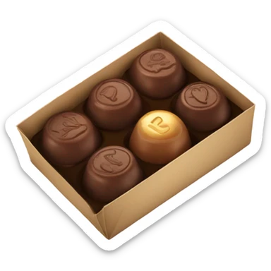 box of chocolates sticker