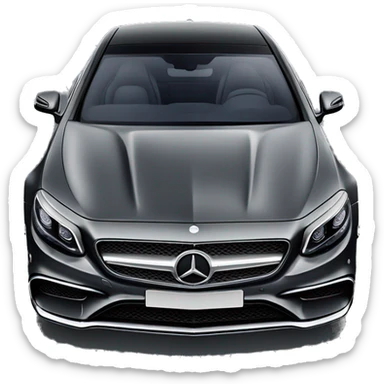 Mercedes-Benz S 63 AMG 2015 DARK GREY COLOR  sticker