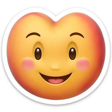 Emoji showing his butt sticker