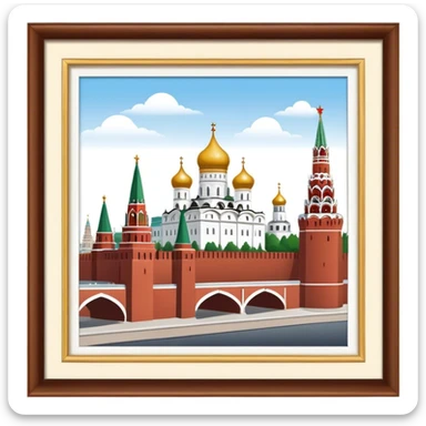 moscow kremlin sticker