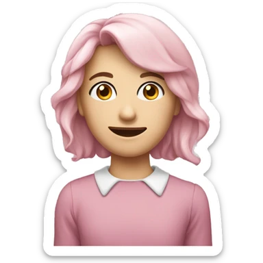 розовые носочки sticker