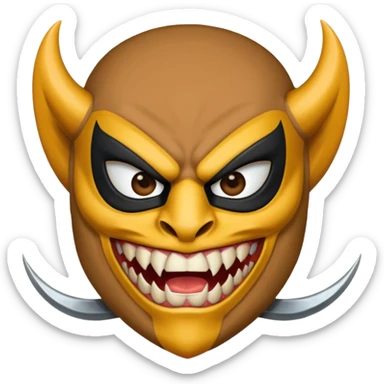 Give me wolverine. make sure it doesnt look like wolverine  sticker