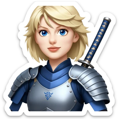 Warrior Samurai sticker