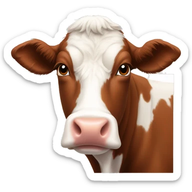 Pooled Hereford heifer. More orange on face.  sticker