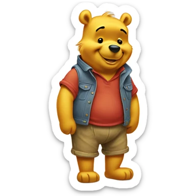 Winnie the Pooh sticker