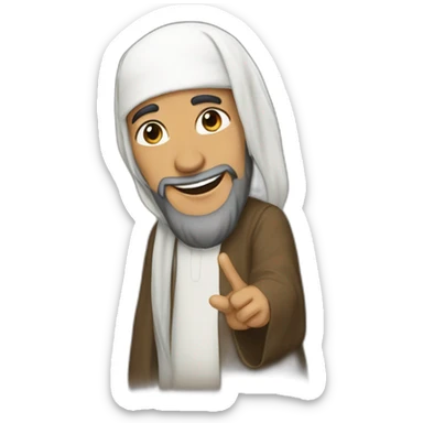 muslim say bye sticker