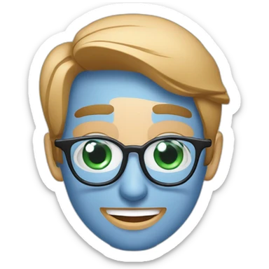 Logo for ophthalmology Dr called Akram Ben Younes sticker