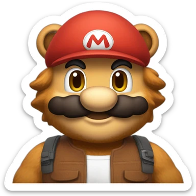 mario in tanooki suit sticker