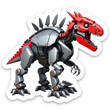 Thunderjaw dinosaur robot machine from Horizon Zero Dawn sticker