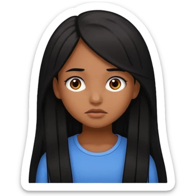 Muchacha con flojera jaja  sticker