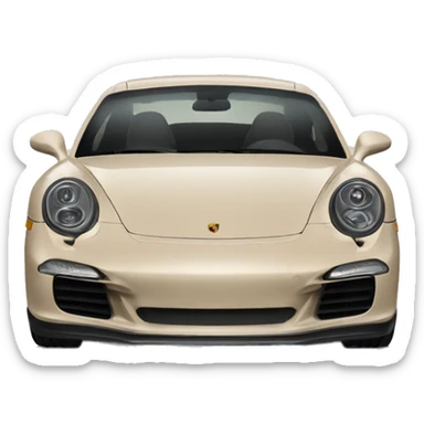 Porshe beige sticker
