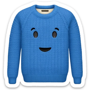 knitted garment sticker