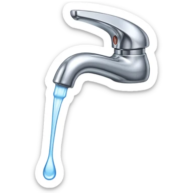 open water faucet sticker