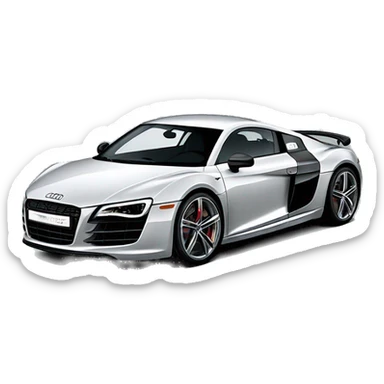 audi r8 sticker