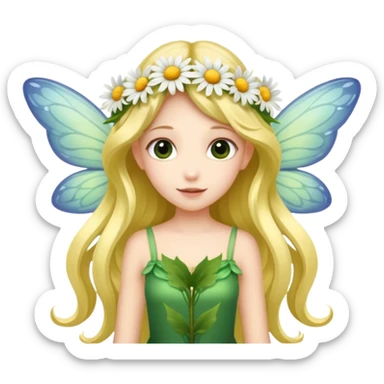 Daisy wings,Flower Fairy. sticker