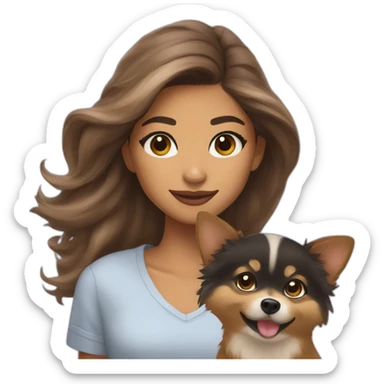 ZENDAYA WITH POMCHI sticker