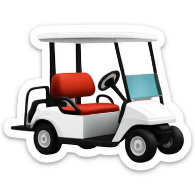 Golf cart sticker