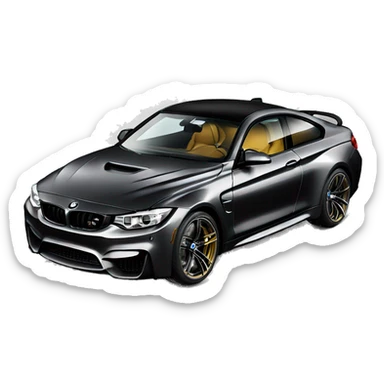 BMW M4  sticker