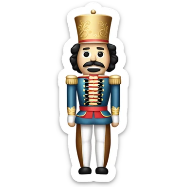 nutcracker with torso sticker