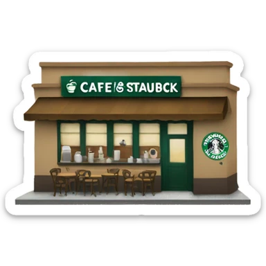 Café Starbucks  sticker