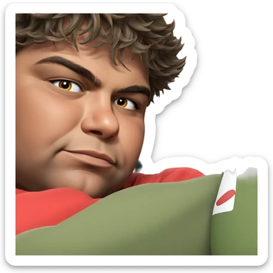 funny meme of a boy sticker