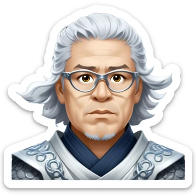 Moonlit Samurai sticker