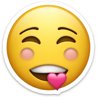 blowing a kiss emoji sticker
