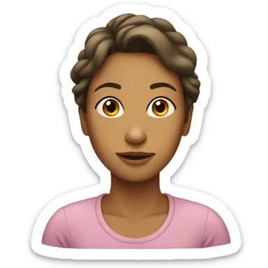 Mother looking Like a turtle  sticker