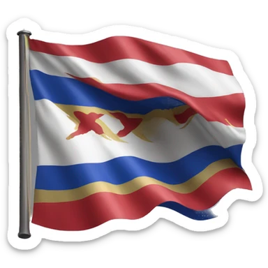 Assyrian flag sticker