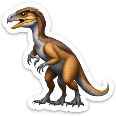 a utahraptor sticker