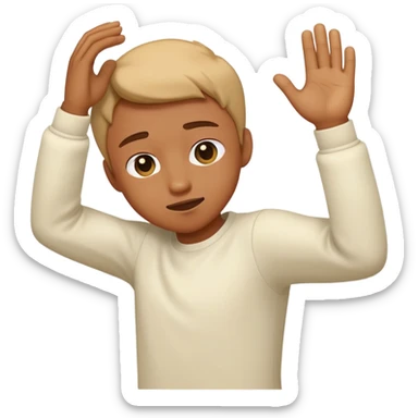 a person hitting the dab sticker