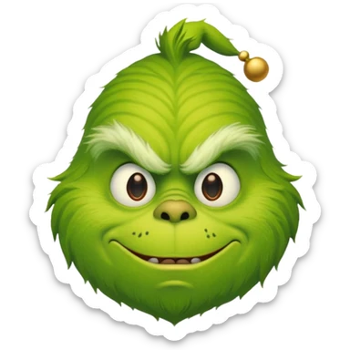 Grinch sticker