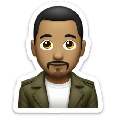 el monito de black eyes peas para tatuaje sticker