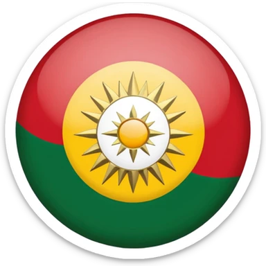 Kurdistan flag sticker