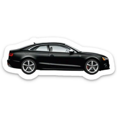 Audi-a5-black sticker