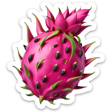 Dragon fruit emoj sticker