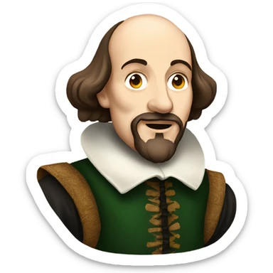 William Shakespeare sticker