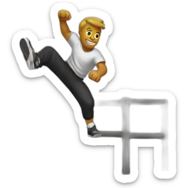 roosevelt parkour sticker