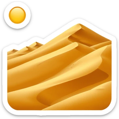 sand mountains sticker