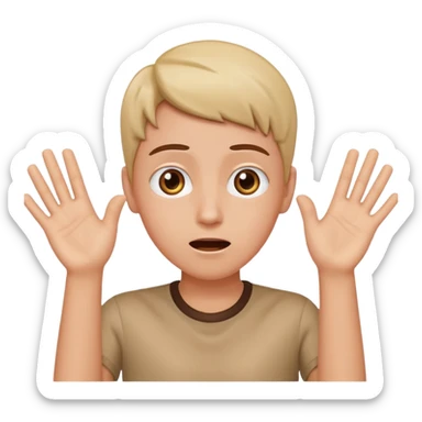 I am innocent hands up it was not me sticker