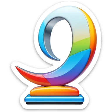 Frutiger aero monument sticker