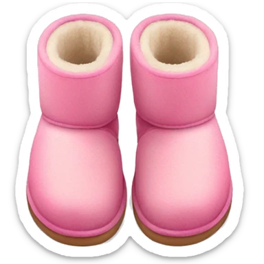pink ugg slipper sticker