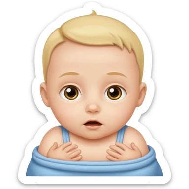 Baby wide awake sticker