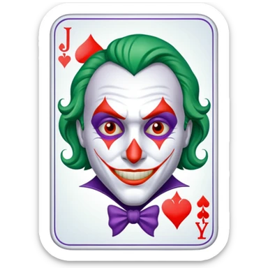 joker's card sticker