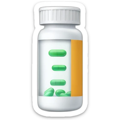 pill bottle rx sticker