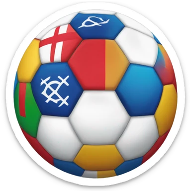 Euro 2024 logo sticker
