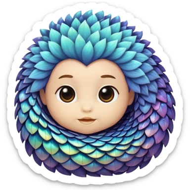 Fourth wing andarna baby sticker