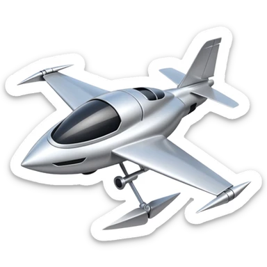Propeller Craft – Small flying craft with spinning blades sticker
